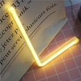 thumbnail image 4 of Neon Sign, Letter Neon Signs Neon Alphabet Light Light Up LED Letters Lights Light Up Marquee Letters Lights Battery USB Warm White, 4 of 5