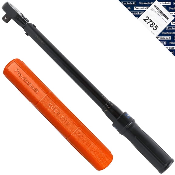 Precisebuilt 1/2" Drive 400-2000 in-lb Click Tech Torque Wrench