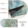 thumbnail image 6 of Round Area Rugs Collection 3 Ft, Blue Sage Green Boho Non-Slip Residential Carpet, Vintage Ethnic Tribe Abstract Art Indoor Crawling Mats Doormat Runner Rugs Play Mat for Bedroom, 6 of 8