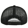 thumbnail image 4 of AWZXDE Unisex Adjustable Outdoor Mesh Snapback Trucker Hat For Men With Color Block Flag Design Baseball Cap BK1, 4 of 8