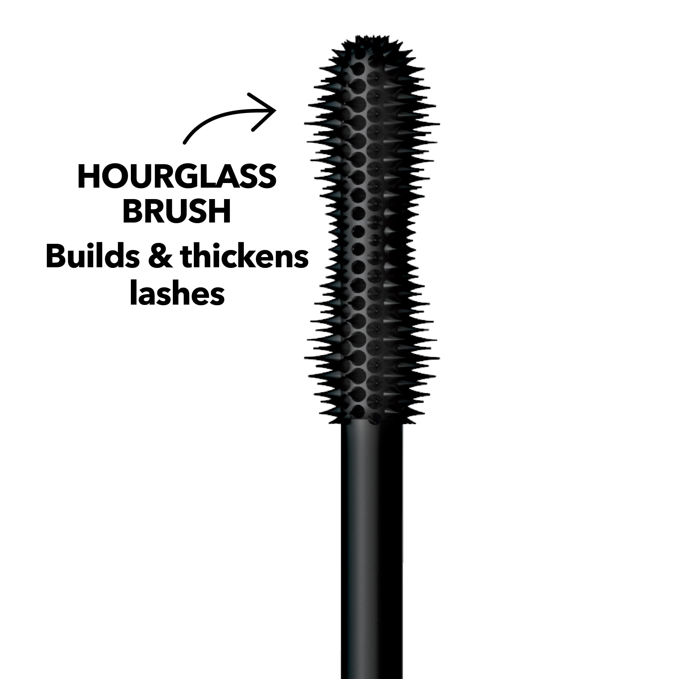 Hard Candy Ultimate Lash Volumizing Mascara, Jet Black, Waterproof