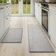 thumbnail image 1 of Alfombra de cocina YDKGL superabsorbente, antideslizante, lavable, gris, 1 of 9