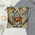 thumbnail image 2 of Throw Pillow Covers Farmhouse Pillow Covers Brown Home Sweet Home Cushion Cases for Sofa Couch Living Room Outdoor Home Decor, 2 of 5