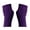 Purple, variant on dianhelloya Women Mittens Knitted Half Finger Solid Color High Elasticity Striped Texture Warm Soft Touch Screen Winter Gloves for School 1 Pair Green