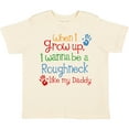 thumbnail image 3 of Inktastic Future Oil Rig Roughneck Like Daddy Boys Toddler T-Shirt, 3 of 5