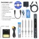 thumbnail image 4 of Plancha eléctrica Irfora SEQURE Mini soldador eléctrico con pantalla digital OLED Kit de soldador inteligente con adaptador de corriente PD de 45 W y 4 cabezales de hierro Enchufe negro de EE. UU. Irfora Plancha eléctrica, 4 of 7