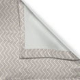 thumbnail image 3 of Ambesonne Retro Kitchen Curtains, Geometric Chevron Zig Zag, 55"x39", Cream and Lavender, 3 of 3