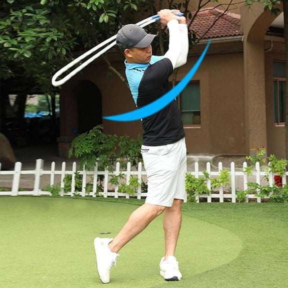 Golf Swing Trainer Aid Portable Tempo Ball Practice Tool Golf Club Swing Practice Rope Posture Corrector for Beginners
