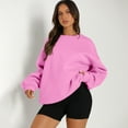 thumbnail image 6 of SUNBS Oversized Sweatshirts for Women Crewneck Y2k Hoodies Sweaters Casual Tops Comfy Fall Fashion Pullover Outfits Winter Clothes, 6 of 8
