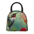 thumbnail image 1 of Easygdp Hummingbird Floral Paradise Bolsa de Almuerzo Insulada Grande, Forro de Aluminio, Diseño Espacioso, a Prueba de Fugas, Ideal para Trabajo, Picnics, Viajes y Actividades al Aire Libre, 1 of 6