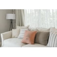 thumbnail image 4 of 16" x 16" Simply Daisy Hearty Holidays Christmas Polyester Accent Pillow, Peach (1 Count), 4 of 4