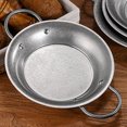 thumbnail image 3 of Poêle à Paella en Acier Inoxydable à Double Poignée Style Rétro pour la Maison, Casserole Épaissie pour Fruits de Mer, Pâtes et Poulet Frit, Accessoire de Cuisine Résistant à l'Usure, 3 of 8