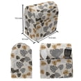 thumbnail image 5 of Leaves Lounger Chair Bag, Silhouettes of Tropical Monstera Hawaiian Plantation, High Capacity Storage with Handle Container, Lounger Size, Champagne Multicolor, by Ambesonne, 5 of 5