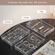 thumbnail image 3 of Caja Organizador Joyas Acrílico con Cajones, Joyero Grande Transparente Bandeja Apilable Alhajero Pendiente Arete Pulsera Collar Anillo Colgante Broches para Mujer Regalo -8 capas, Claro, 3 of 6