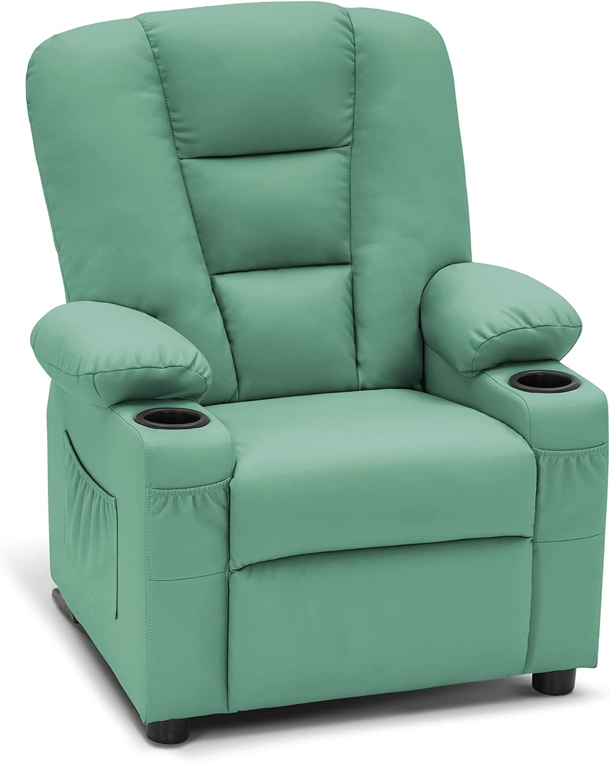 Big Kids Recliner Chair with Cup Holders for Toddler Boys and