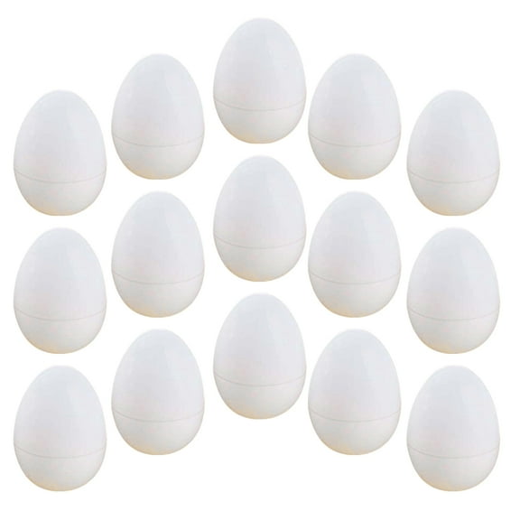 30pcs Fake Chicken Eggs Small Artificial Openable Eggs Simulation Eggs Easter Fake Egg Decorations