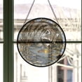thumbnail image 3 of Raccoon Stained Glass Window Hanging Sun Catcher Halloween Haning Ornament Decoration Christmas Birthday Gifts for Lover and Friends, Stained Glass Ornament 2025, Holiday, 3 of 6