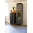 thumbnail image 2 of TALL IRON AND GLASS APOTHECART CABINET, 2 of 3