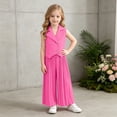 thumbnail image 2 of Kogui Toddler Outfits for Girls 2pcs Girls Clothes Zip Up Hoodie Shirts and Jogger Pants for Kids Summer Spring Outfits 5T 6T (Hot Pink,5-6 Years), 2 of 9