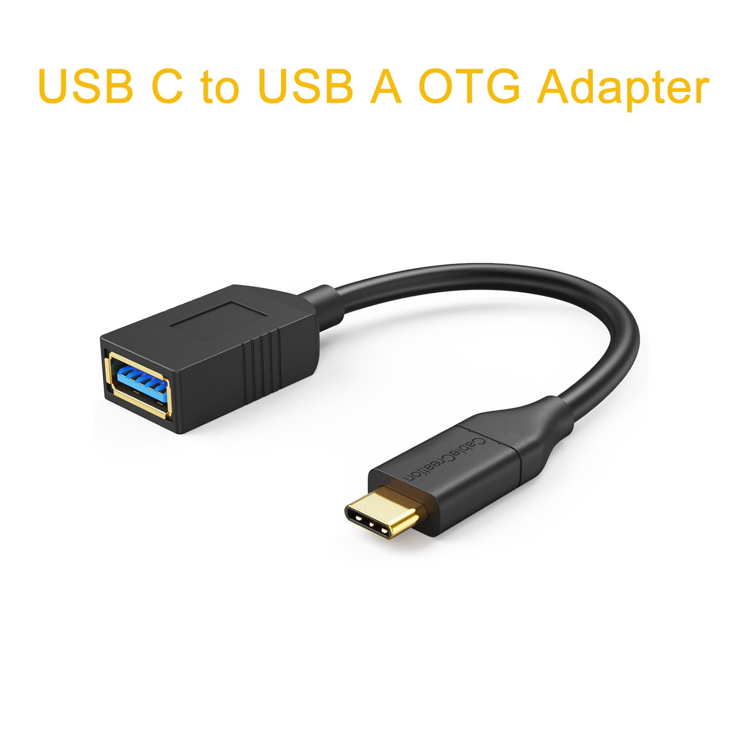 USB C OTG Adapter USB Type C to USB 3.0 Adapter 0.5ft OTG Cable Thunderbolt 3 to USB 3.0 OTG Compatible with Samsung Galaxy S22/S21/S21+/5G/S20/S10/S9/,MacBook Pro/Air 2020 iPad Pro 2020,LG V40 V30 