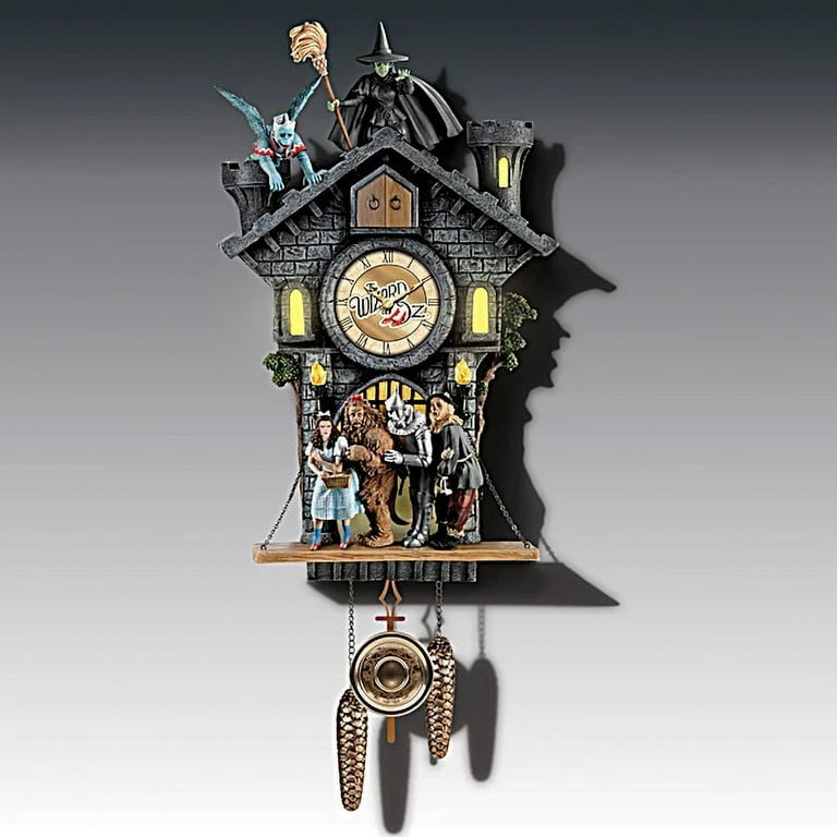 Bradford Exchange Wizard of Oz Wall Clock With Lights Motion