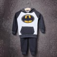 thumbnail image 2 of Enfants Batman Survêtement Set Sports Raglan Manches Longues Sweat À Capuche Pantalon Outfit, 2 of 4