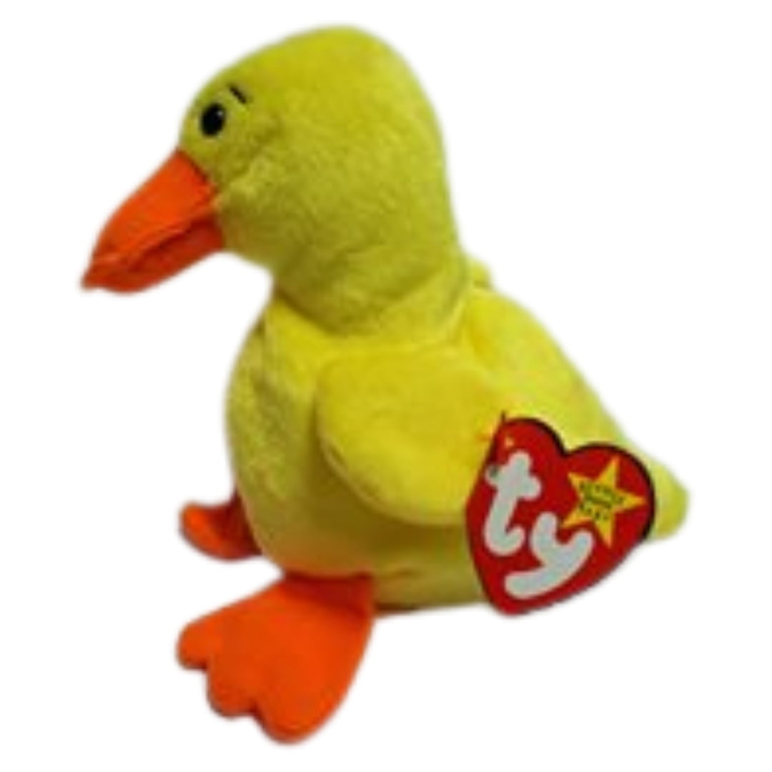 TY Beanie Baby Quackers The Duck Plush