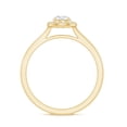thumbnail image 2 of Rosec Jewels Lab Diamond Engagement Ring Round with Halo - Minimalist Ring - EF-VS Quality, 18K Yellow Gold, US 8.50, 2 of 8