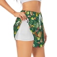 thumbnail image 2 of Haiem Vegan Women's 2 in 1 Running Shorts - Lightweight Athletic Workout Gym Yoga Breathable Sports Shorts Liner with Phone Pockets-XX-Large, 2 of 9