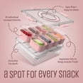 thumbnail image 5 of COOK WITH COLOR Snack Container with Ice Pack, Food Storage Containers, Meal Prep Containers, Pink, 5 of 9