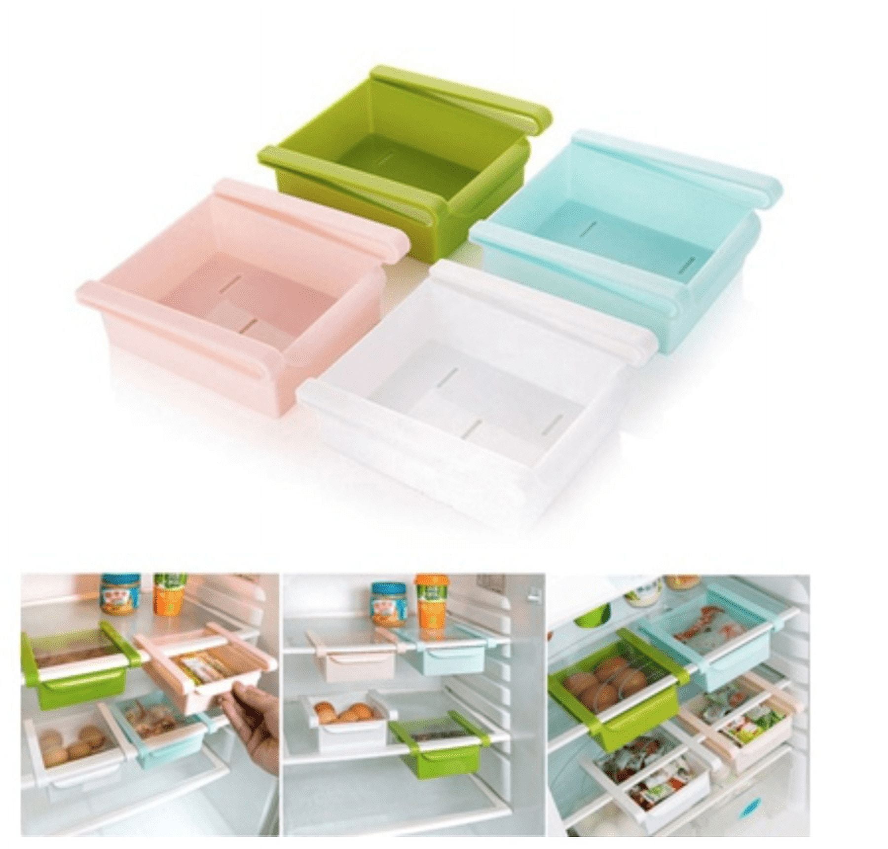 Mini ABS Slide Kitchen Fridge Freezer Space Saver Organization