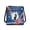 Australian Flag Kangaroo, variant on Black White Paisley Ladies Single Shoulder Bag, Fashion Crossbody Purse Durable Adjustable Strap Ladies’ Leather Crossbody Shoulder Bag for Everyday Outdoor Activities
