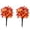 A004- 10, variant on Uv Resistant Artificial Outdoor Flowers Burgundy Faux Blooms, Artificial Flowers with Ground Stakes Fake Flowers for Outside Fall Flowers Artificial for Decoration 2 Pack