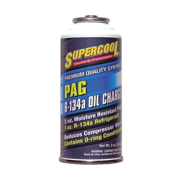 Supercool A/C 134a Charge and PAG Lube,3 Oz 16310