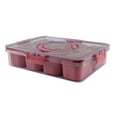 thumbnail image 3 of Cook With Color 8-Compartment Snackle Box, Charcuterie and Snack Container, Divided Serving Tray with Lids and Handle, Dishwasher Safe, Mauve, 3 of 5