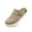 Khaki, variant on Kids Suede Clogs for Girls Boys Cork Footbed Toddler Sandals Slip On Mules House Slippers Classic Adjustable Buckle Potato Shoes Casual Slipper