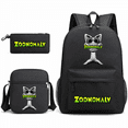 thumbnail image 2 of ZOONOMALY Zoo Schoolbag Male And Female Student Three-piece Large Capacity Backpack-week, 2 of 4