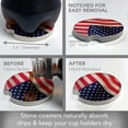 thumbnail image 3 of Thirstystone "US Flag" Single Absorbent Stone Car Coaster, 3 of 7