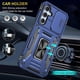 thumbnail image 4 of for Samung Galaxy A35 Case with Slide Camera Cover Ring Kickstand Military Grade Shockproof Case, Heavy Duty for A35 Phone Case, 4 of 5