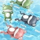thumbnail image 4 of Juguetes de baño de cuerda, juguetes de agua de natación de rana, juguetes de baño de bebé, juguete de baño de natación de bebé, juguetes flotantes de relojería de rana oso de fresa Electrónica, 4 of 4