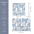 thumbnail image 2 of Yayeee Toggle Light Switch Wall Plate 2-Gang 4.56"x4.48" Decorative Outlet Cover, Blue Butterfly, 2 of 7