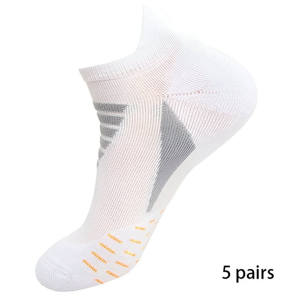 TELOLY 5Pairs Mens Socks9-13Mens Ankle Socks Size 9-11 Men's Socks ,Style1