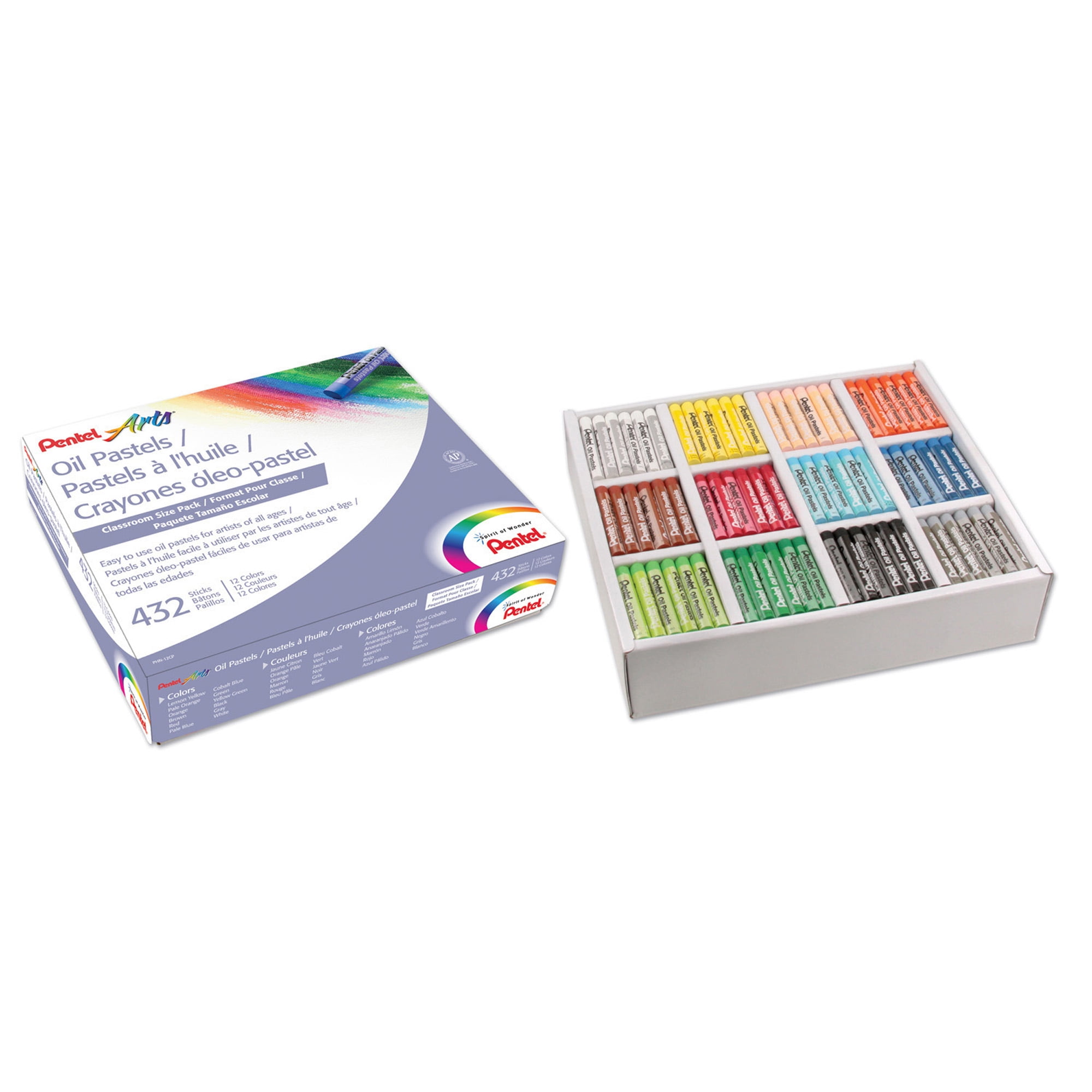 Pentel® Oil Pastel Class Pack, 432 count
