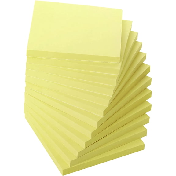 Mr. Pen- Sticky Notes, 12 Pads, Pastel Yellow, Sticky Note Pads, Sticky Pad, Sticky Notes 3x3, Sticker Notes, Stickies Notes, Self-Stick Note Pads, Note Stickers, Colored Sticky Notes, Small Notes