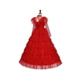 thumbnail image 6 of Elegant Red Lace Wedding Dress Suitable For Women, 6 of 12