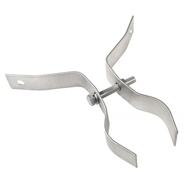 2 Pcs, Hot Dipped Galvanized Steel Utility Pole Pipe Stand Off Bracket