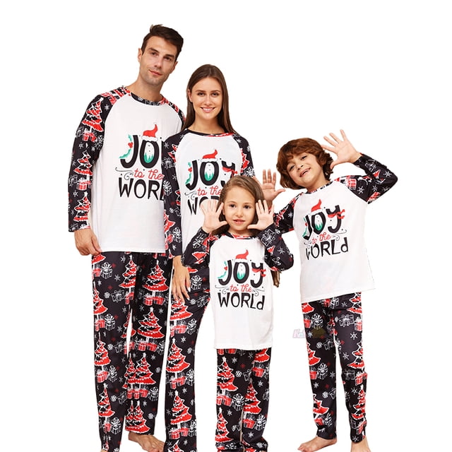 Conjunto de pijamas a juego para la familia de Navidad 2024, ropa para padre, madre e hijos, atuendos nuevos, mamelucos para bebé, ropa de dormir, pijamas