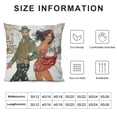 thumbnail image 5 of SHANXI Throw Pillow Covers Beautiful Romantic Couple American Afro Art r for Sofa 18x18in, 5 of 5