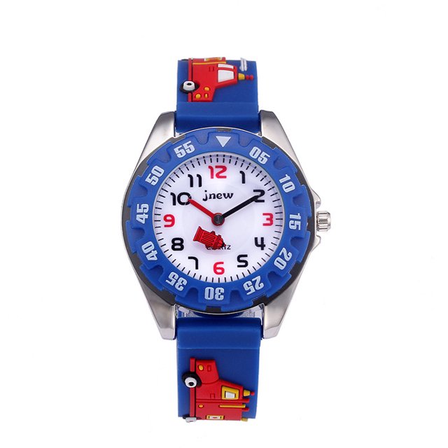 Relojes para niños 3D Dibujos animados lindos Digital Impermeable Silicona Niños Relojes de pulsera Tiempo Maestro Regalos para 3 4 5 6 7 8 9 Años Edad Niños-Azul Sincero Hogar