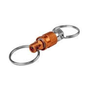 Freeman Pull-Apart Coupler Keychain with 2 Split Rings (3-Pack)